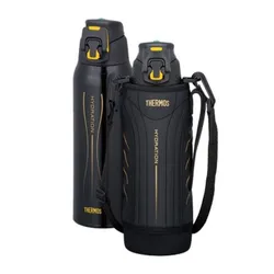 Termos sportowy z futerałem Thermos Hydration Sport Bottle 1 l - black / yellow