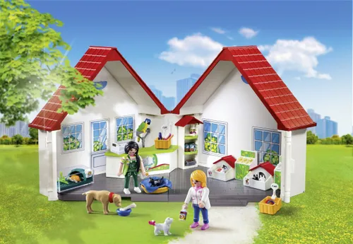 Набор фигурок Playmobil City Life 71396 Портативный зоомагазин