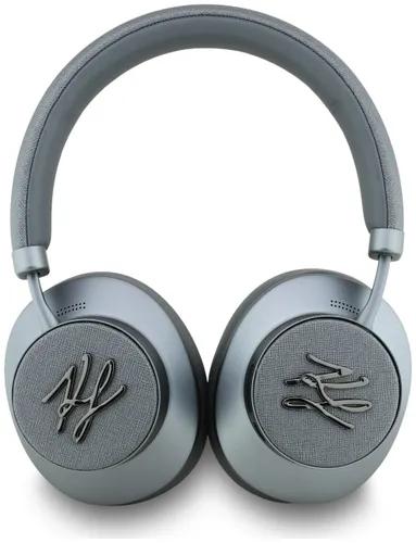 Słuchawki nauszne KARL LAGERFELD Grained Initials Bluetooth ANC Szary