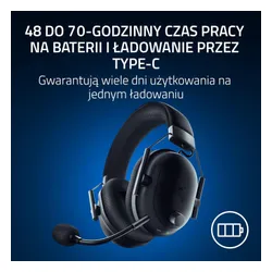 Słuchawki bezprzewodowe z mikrofonem Razer BlackShark V2 Pro PlayStation Nauszne Czarny