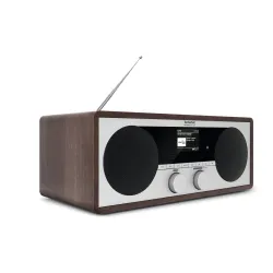 Radioodbiornik TechniSat DigitRadio 451 CD IR Radio FM DAB+ Internetowe Bluetooth Brązowy