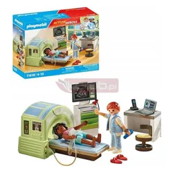 PLAYMOBIL ACTION HEROES 71618 PACJENT REZONANS zestaw dla dzieci +4 lata