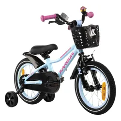 Rower dziecięcy KARBON Jazz 14 cali dla dziewczynki Miętowy