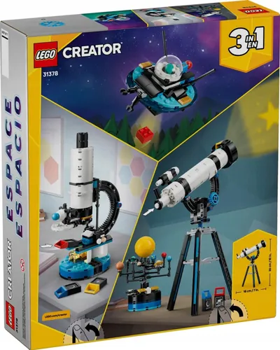 LEGO Creator 3w1 31378 Teleskop Kosmos Mikroskop UFO 278 el.