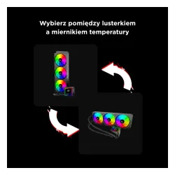 Chłodzenie Rampage Infinite V360 ARGB Czarny