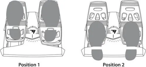 Педали самолета Thrustmaster T. Flight