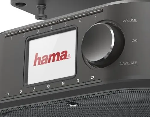 Radioodbiornik Hama DIR355BT Radio FM DAB+ Internetowe Bluetooth Czarny