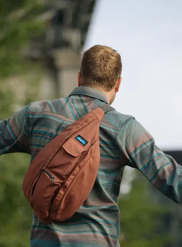 Рюкзак на одно плечо Kavu Rope Bag-red ochre