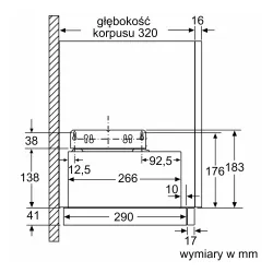 Okap Bosch DFM064W55 Srebrny