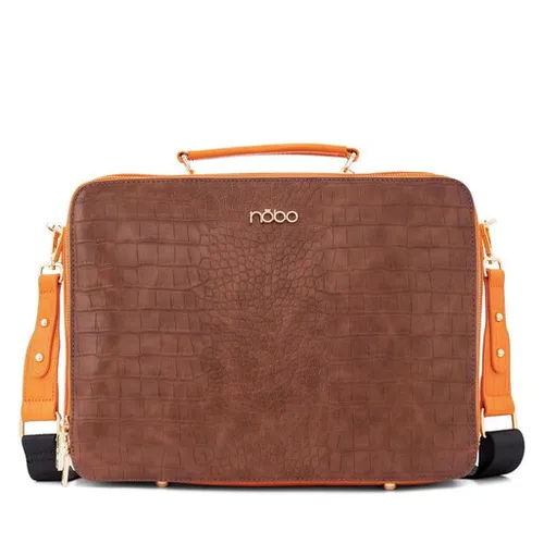 Geantă pentru Laptop Nobo NBAG-N3050-CM17 maro cu portocaliu