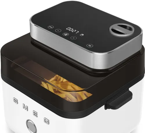 Air Fryer Frytkownica beztłuszczowa SMEG AFC01WHMEU 7l z okienkiem do obserwacji postępów gotowania