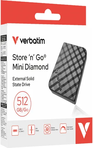 Dysk VERBATIM Store 'n' Go Mini Diamond 512GB SSD