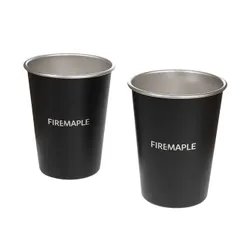 Kubek turystyczny Fire-Maple Antarcti 350 ml 2 szt. black