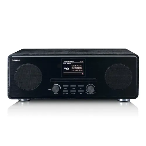 Радиоприемник Lenco DIR-261bk FM-радио DAB + интернет Bluetooth черный