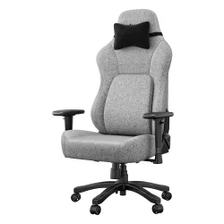 Fotel Anda Seat Phantom 4 L Gray Fabric Gamingowy do 100kg Tkanina Szary