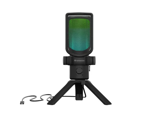 Mikrofon Genesis Radium 250 Przewodowy Pojemnościowy Czarny