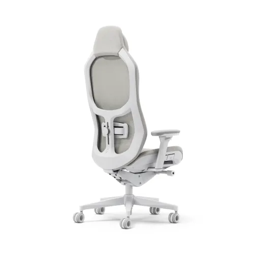 Fotel Fractal Design Refine Mesh Light Gamingowy do 125kg Tkanina Szary