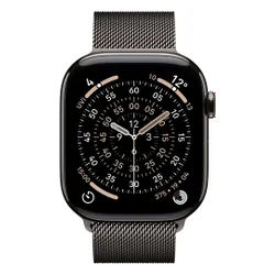 Apple Watch 11 GPS + Cellular 46mm koperta z tytanu (łupek) + bransoleta mediolańska rozmiar M/L (łupek)