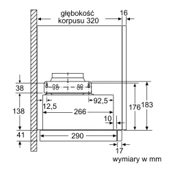 Okap Siemens LI64MA531 Srebrny
