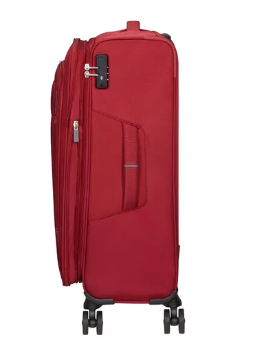 Walizka średnia American Tourister Crosstrack - red/grey