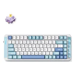 Klawiatura MCHOSE X75 V2 Hyacinth Switch Biało-niebieski