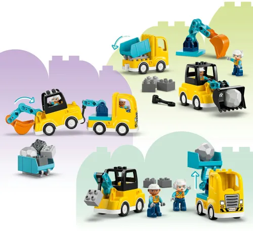 LEGO 10475 DUPLO Maszyny budowlane 3 w 1