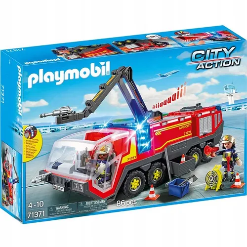 Playmobil 71371 пожарная машина в аэропорту со светом