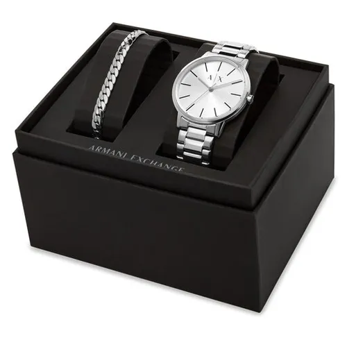 Armani Exchange Cayde AX7138SET Gümüş / Gümüş Saatler