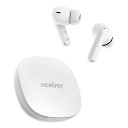 Słuchawki dokanałowe NICEBOY Pins 4 Pro ANC Biały