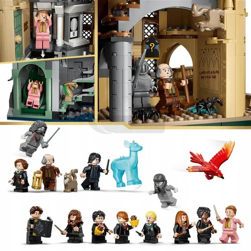 LEGO Harry Potter 76473 Zamek Hogwart Wschodnie skrzydło, zestaw klocków