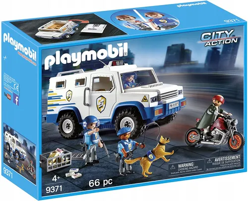 Playmobil City Action 9371 денежный Транспортер