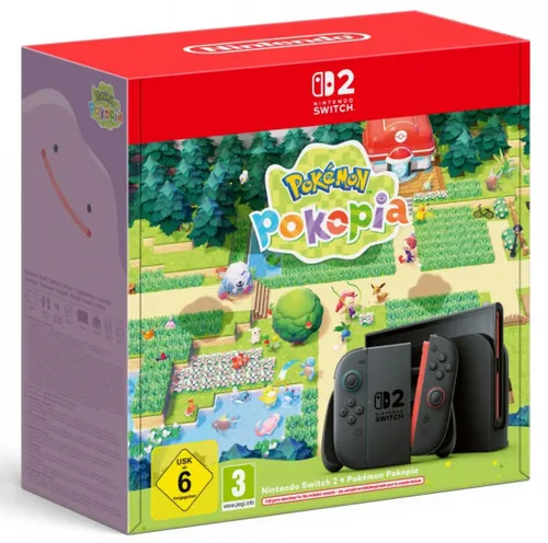 Konsola NINTENDO Switch 2 Czarny + Pokemon Pokopia Gra NINTENDO SWITCH 2