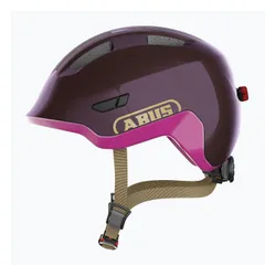 Kask rowerowy dziecięcy ABUS Smiley 3.0 ACE LED royal purple
