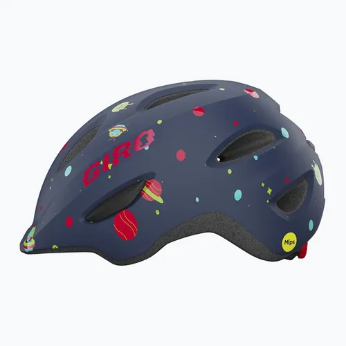 Kask rowerowy dziecięcy Giro Scamp Integrated Mips Jr matte midnight space