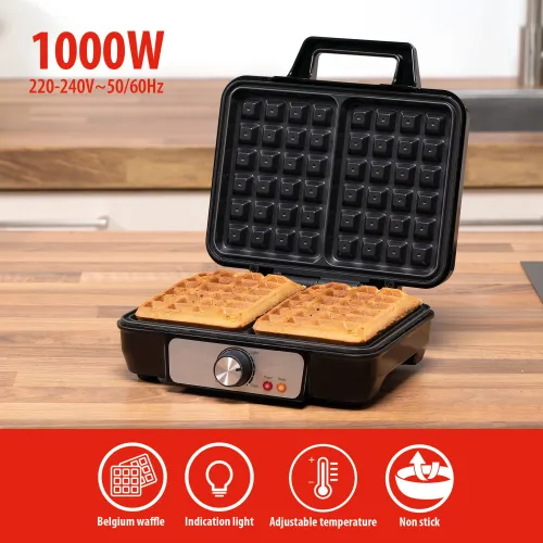 Gofrownica Alpina BL-22325 1000W Regulacja temperatury