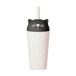 Kubek termiczny ze słomką Asobu Bestie Tumbler 0,72 l - cat