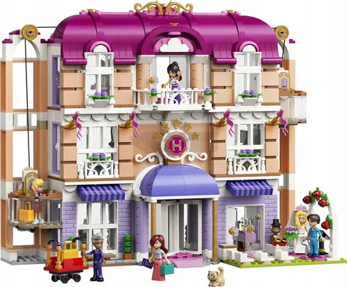 LEGO Friends 42704 Grand Hotel w mieście Heartlake, zestaw klocków 9+