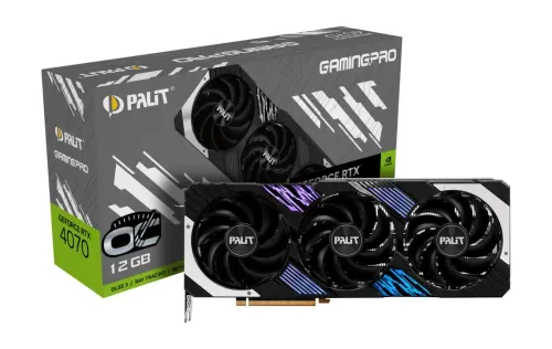 Karta graficzna Palit GeForce RTX 4070 GamingPro OC 12GB GDDR6X 192bit DLSS 3