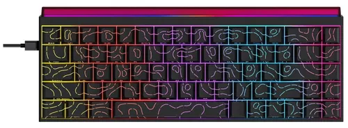 Klawiatura mechaniczna przewodowa Ajazz NK68 Red Switch czarna