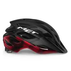 Kask rowerowy MET Veleno MIPS czarno-czerwony