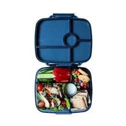 Lunchbox głęboki 5-komorowy Yumbox Go Bento Box - Berlin charcoal gray