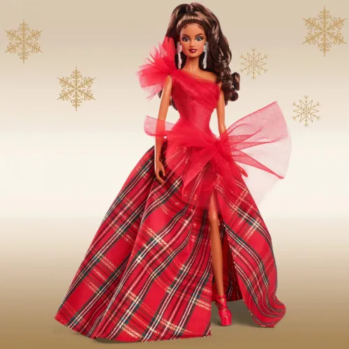 Mattel Lalka Barbie Holiday brunetka