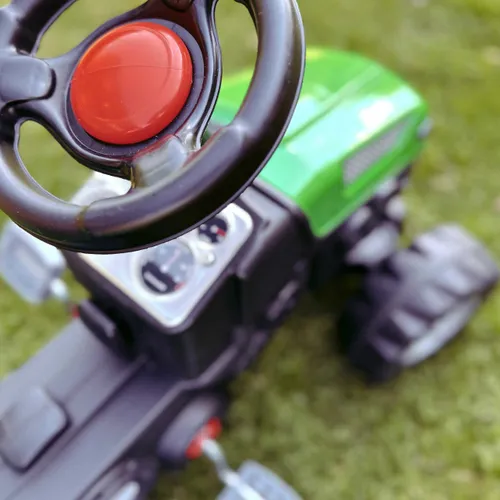 Woopie Traktor na Pedały Farmer GoTrac MAXI z Przyczepą Ciche Koła