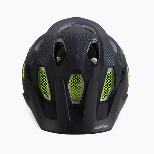 Kask rowerowy dziecięcy Alpina Carapax black neon/yellow