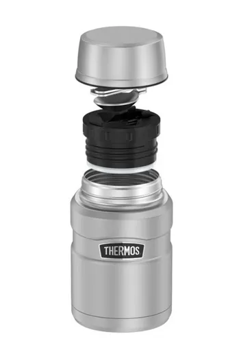 Termos na jedzenie z łyżką Thermos 0,7 l Stainless King - rustic red