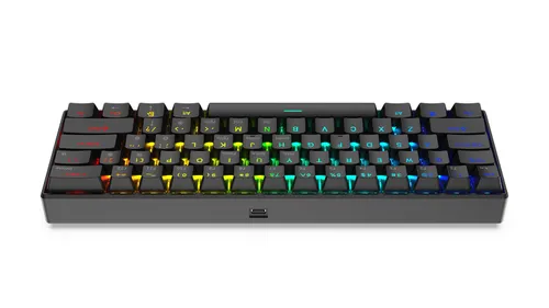 Klawiatura mechaniczna Krux Neo PRO RGB Wireless - Gateron Yellow