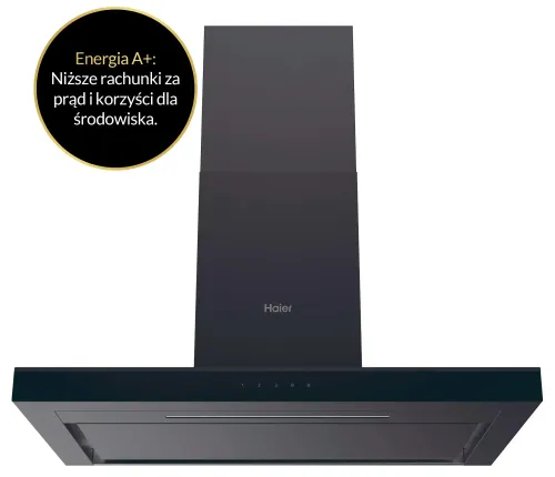 Okap Haier I-Clean Seria 4 HATS9CBS4B Czarny