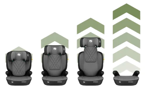 Fotelik samochodowy TULANO Joy 45 I-Size 100-150 cm (15-36 kg) Szary