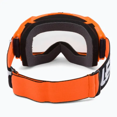 Велосипедные очки Leatt Velocity 4.5 неоновый оранжевый/прозрачный