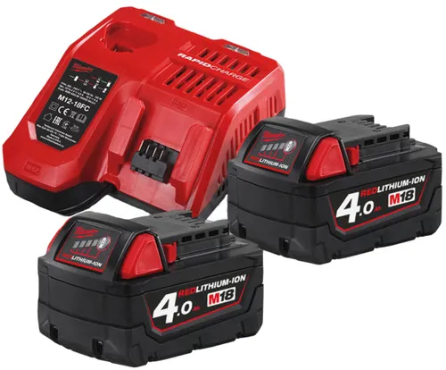 Milwaukee NRG M18 NRG-402 Şarj Cihazlı 4AH Batarya